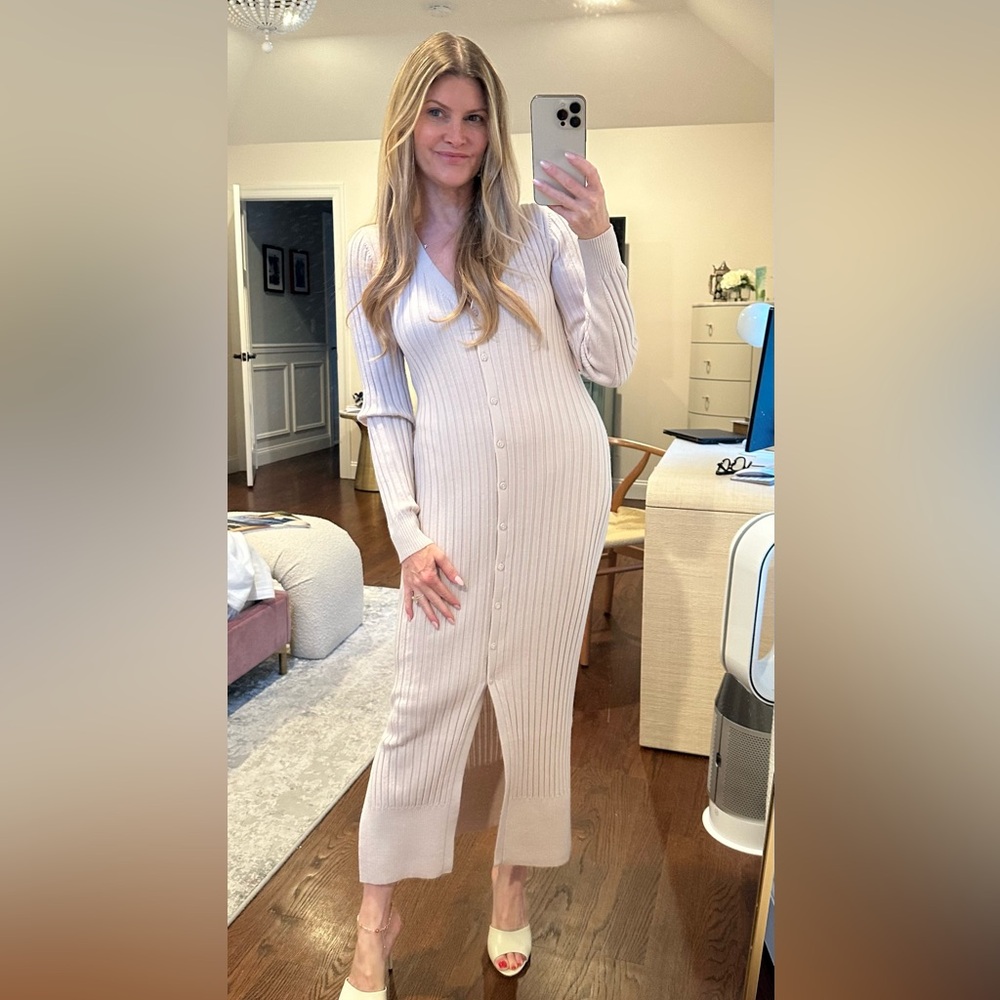Tropical wool dress